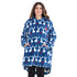 Snuggs Blanket Hoodie Dark blue Christmas